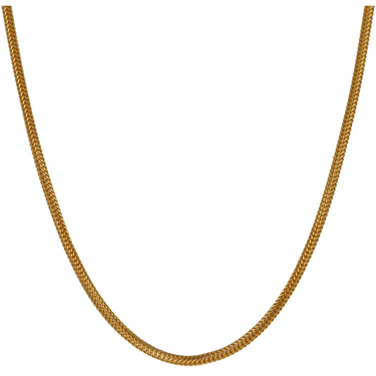 22ct Gold Snake Chain 18"