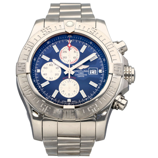 Breitling Super Avenger II A13371 48mm Stainless Steel Watch
