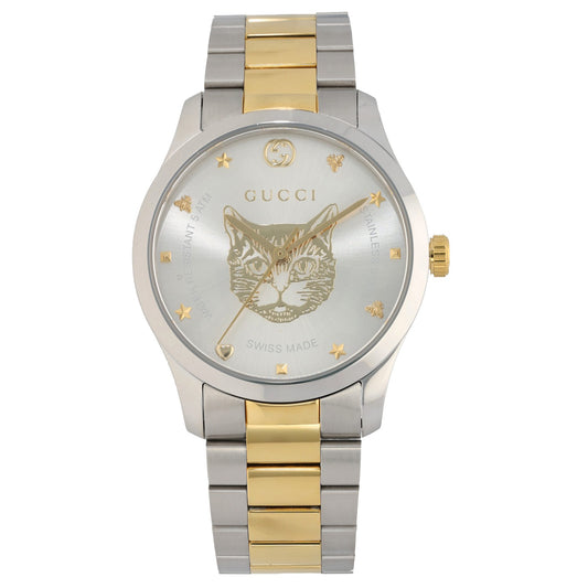 Gucci G-Timeless 126.4 38mm Stainless Steel Watch