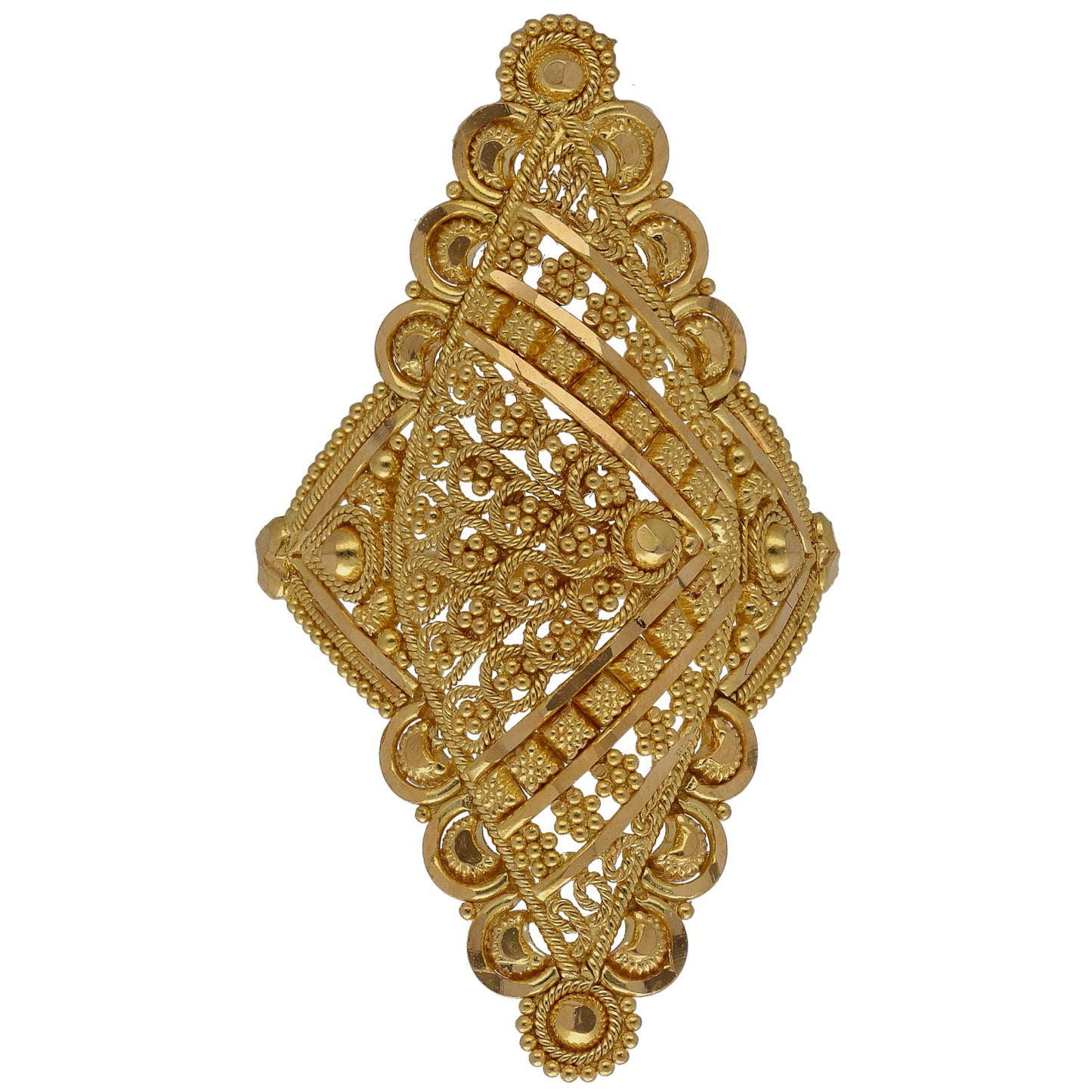 22ct Gold Alternative Ring Size P
