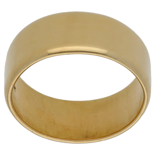 9ct Gold Plain Wedding Ring Size O