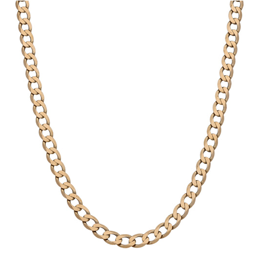 9ct Gold Curb Chain 20"