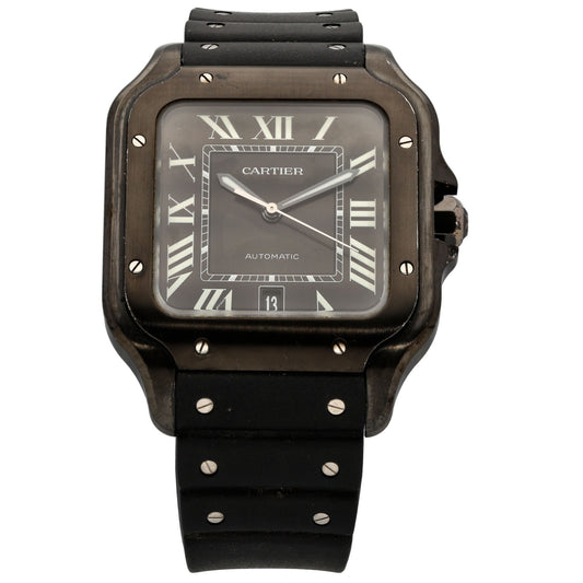 Cartier Santos De Cartier WSSA0039 40mm DLC Stainless Steel Watch