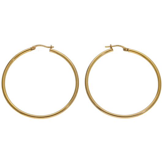 9ct Gold Hoop Earrings