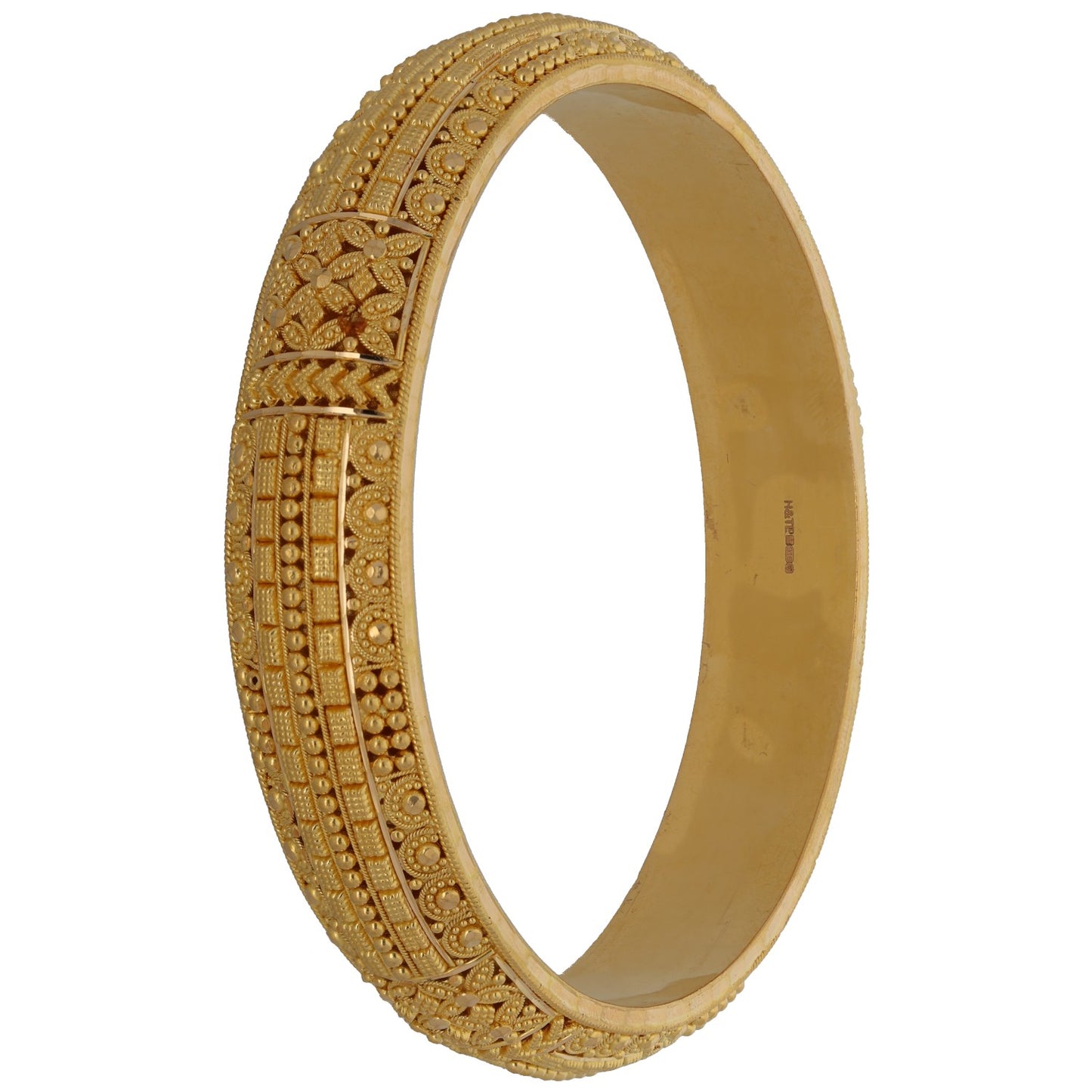 22ct Gold Fancy Bangle