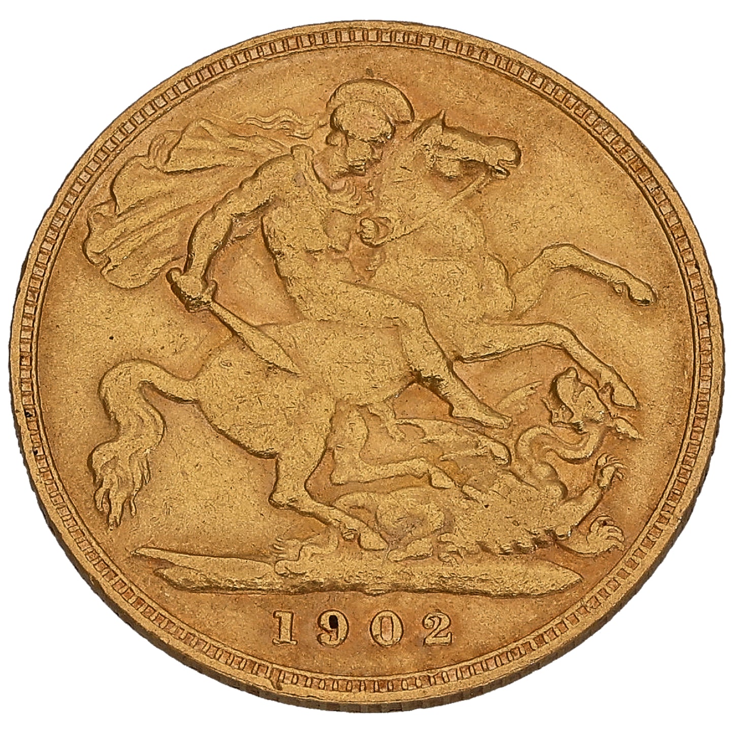22ct Gold King Edward VII Half Sovereign Coin 1902