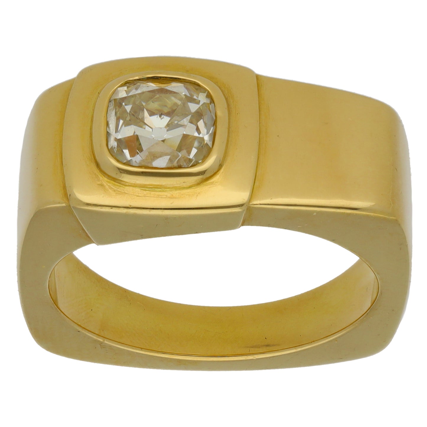 18ct Gold 1.40ct Diamond Solitaire Ring Size S