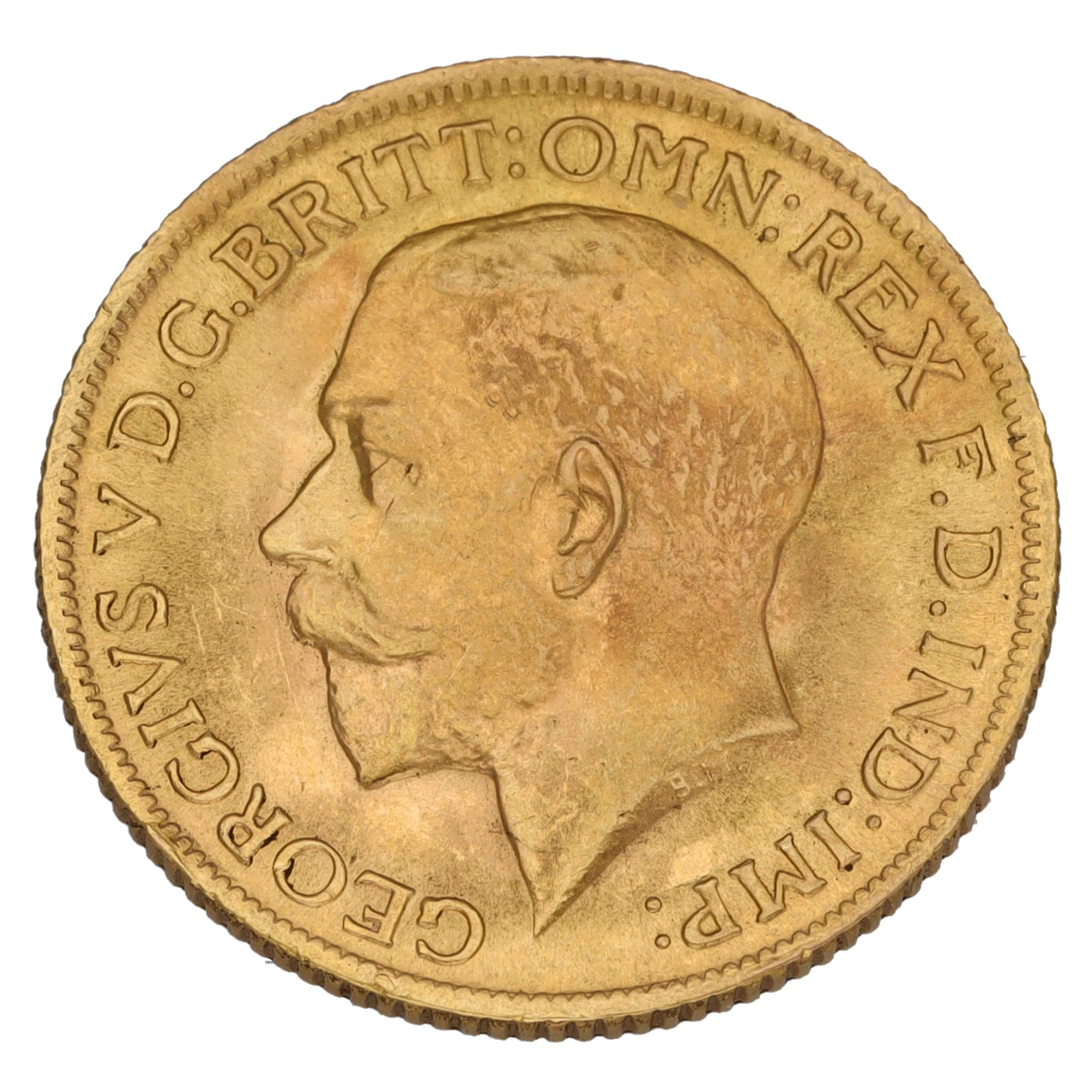 22ct Gold King George V Full Sovereign Coin 1915
