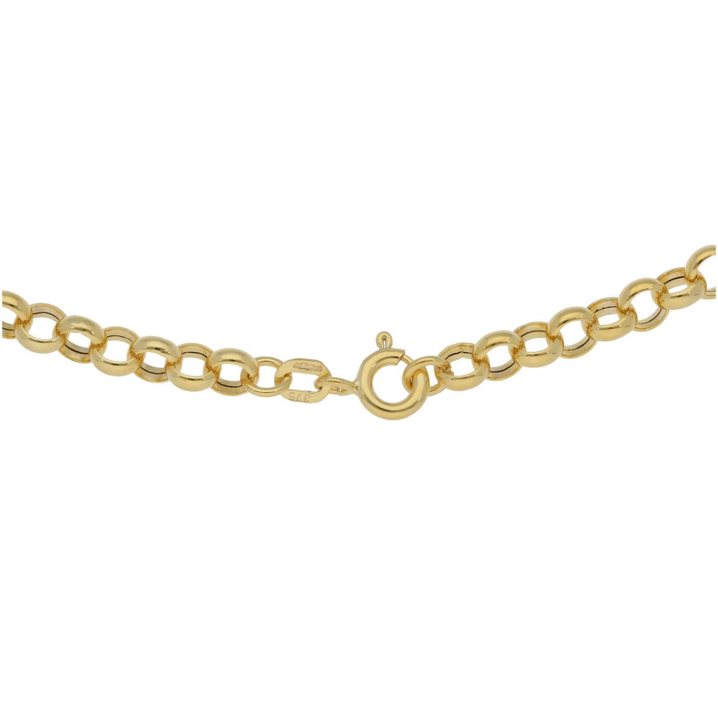 9ct Gold Belcher Necklace