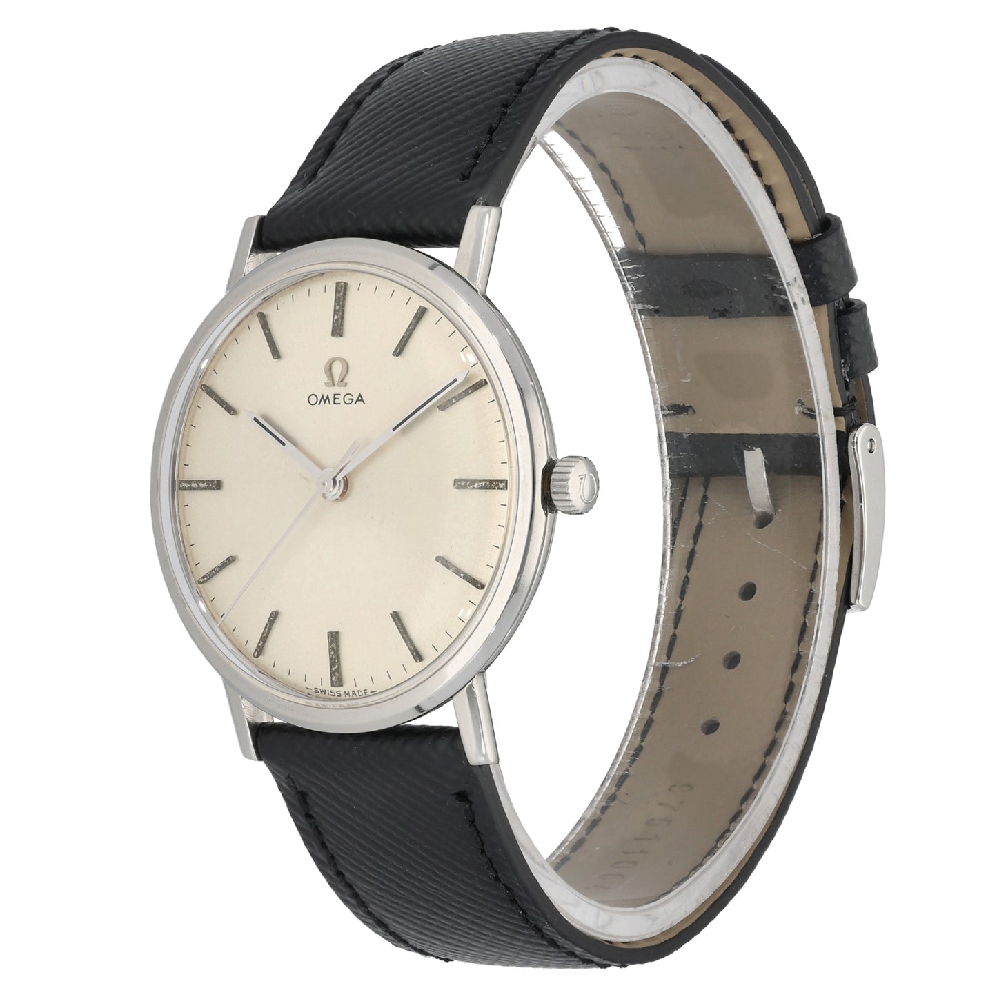 Omega Vintage 34mm Stainless Steel Watch