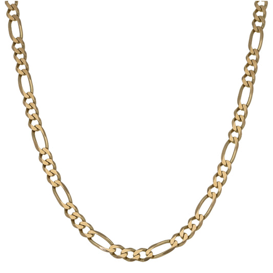 9ct Gold Figaro Chain 20"