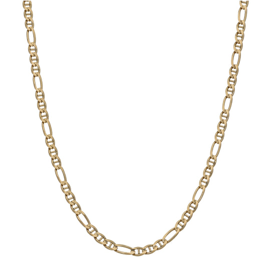 9ct Gold Figaro Chain 20"