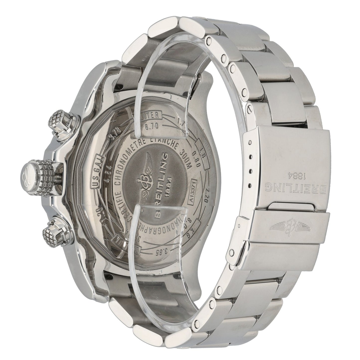Breitling Super Avenger II A13371 48mm Stainless Steel Watch