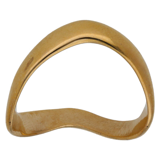 9ct Gold Alternative Ring Size Q