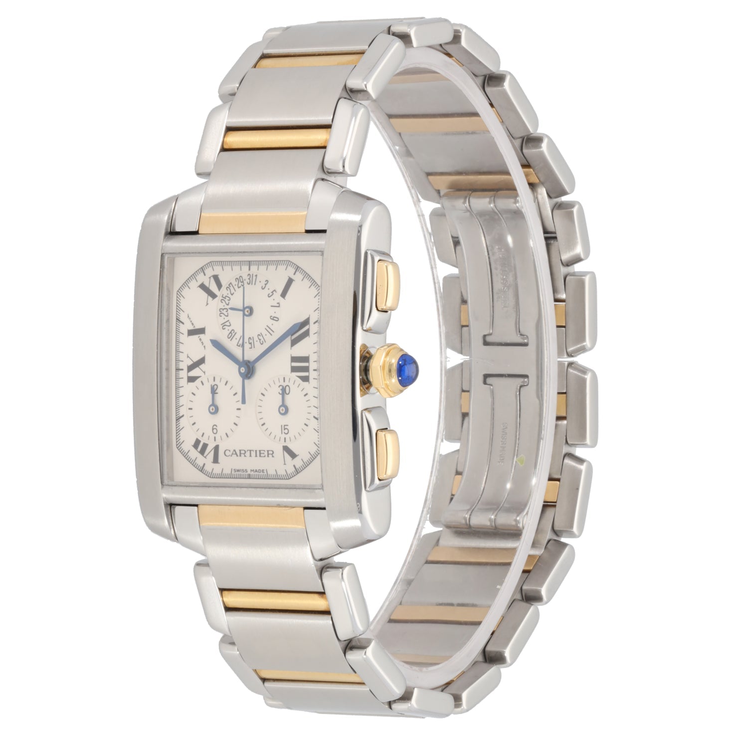 Cartier tank chronoflex hot sale