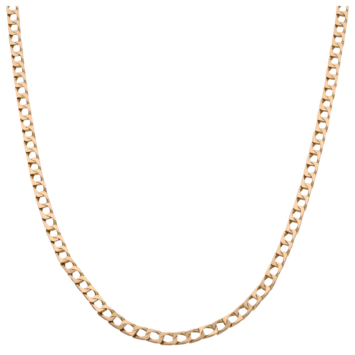 9ct Gold Curb Chain 20"