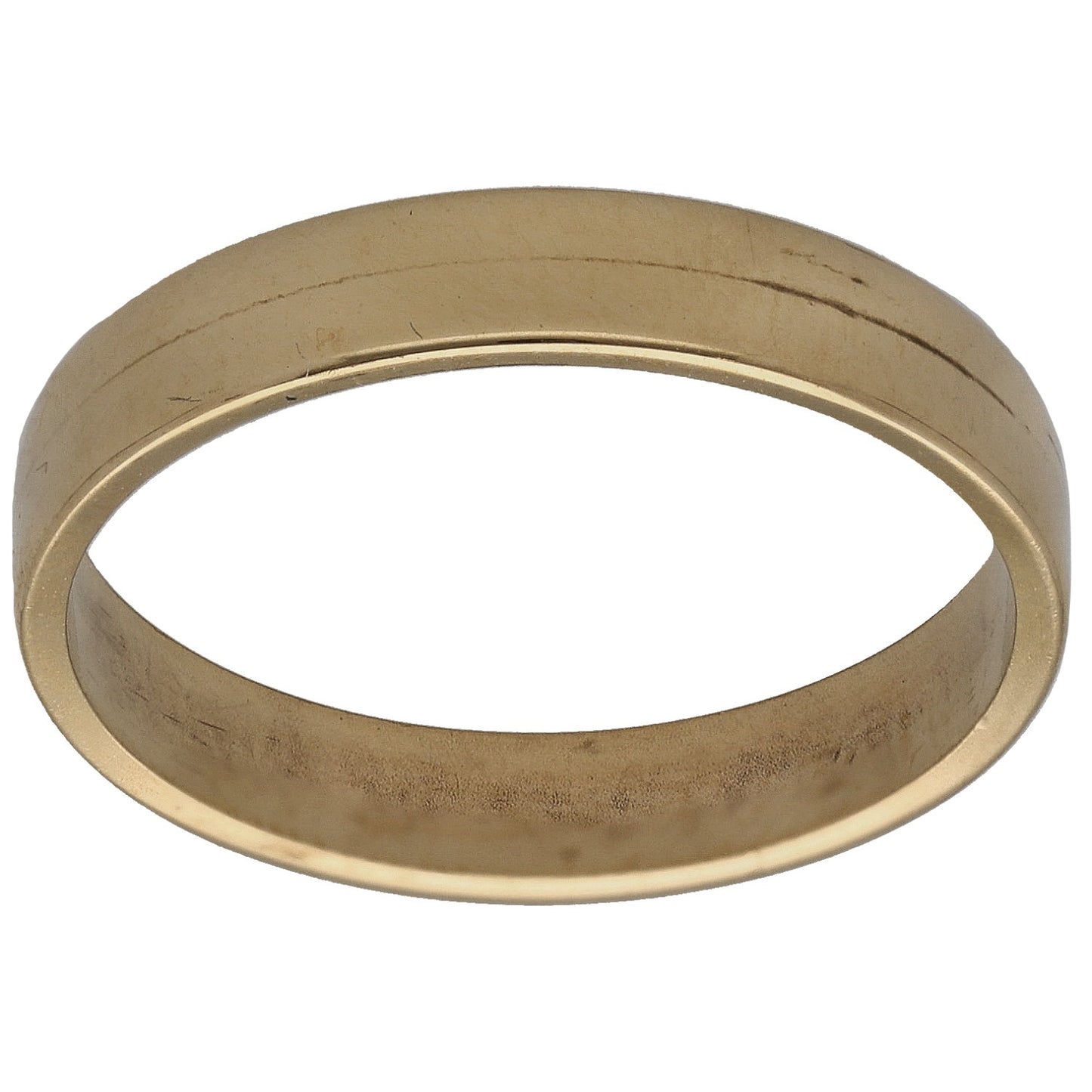 18ct Gold Plain Wedding Ring Size O