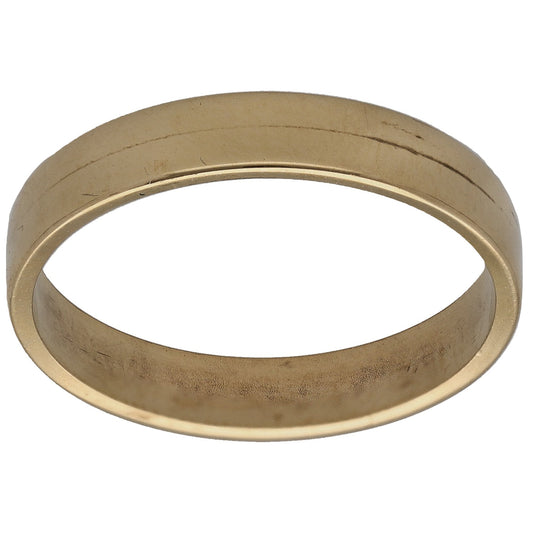 18ct Gold Plain Wedding Ring Size O