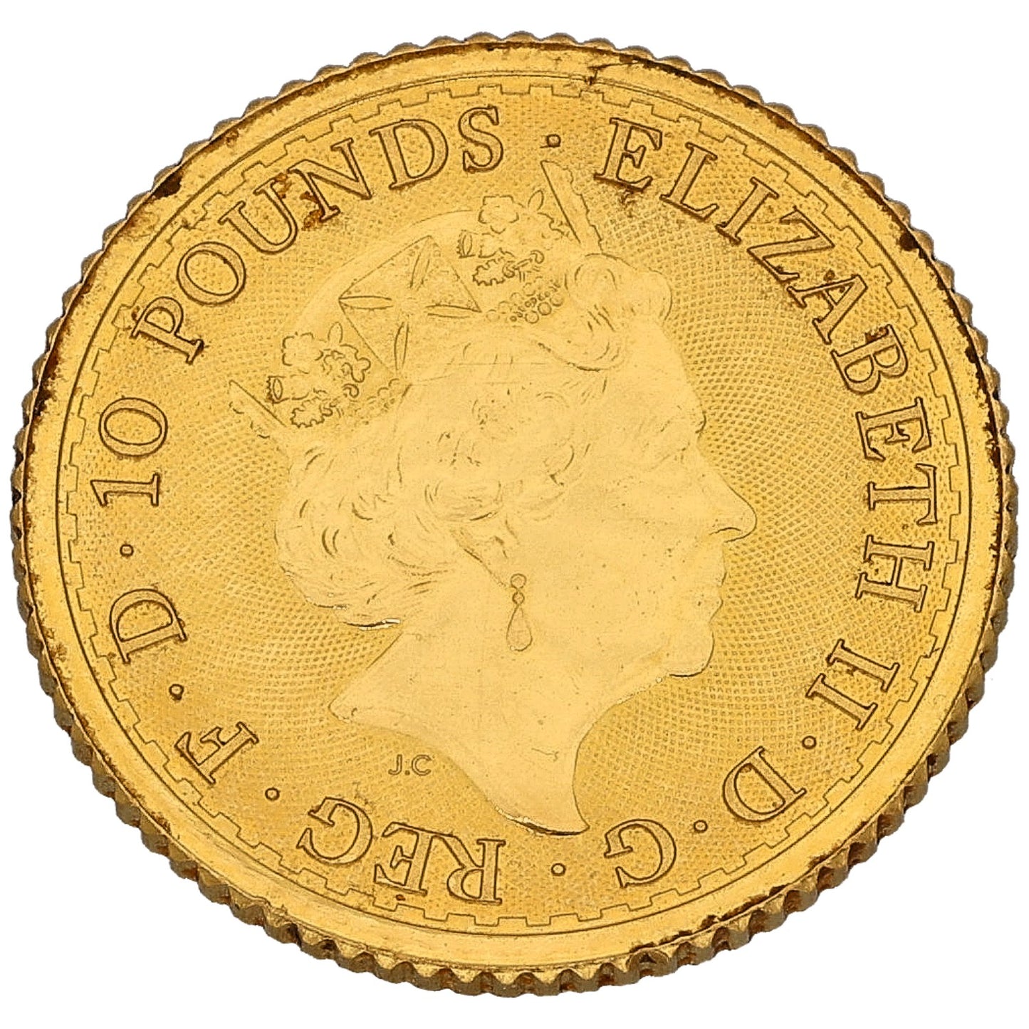 24ct Gold Queen Elizabeth II 1/10 OZ Britannia Coin 2018
