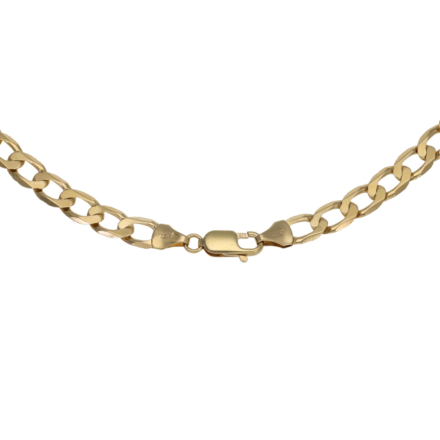 9ct Gold Curb Chain 24"