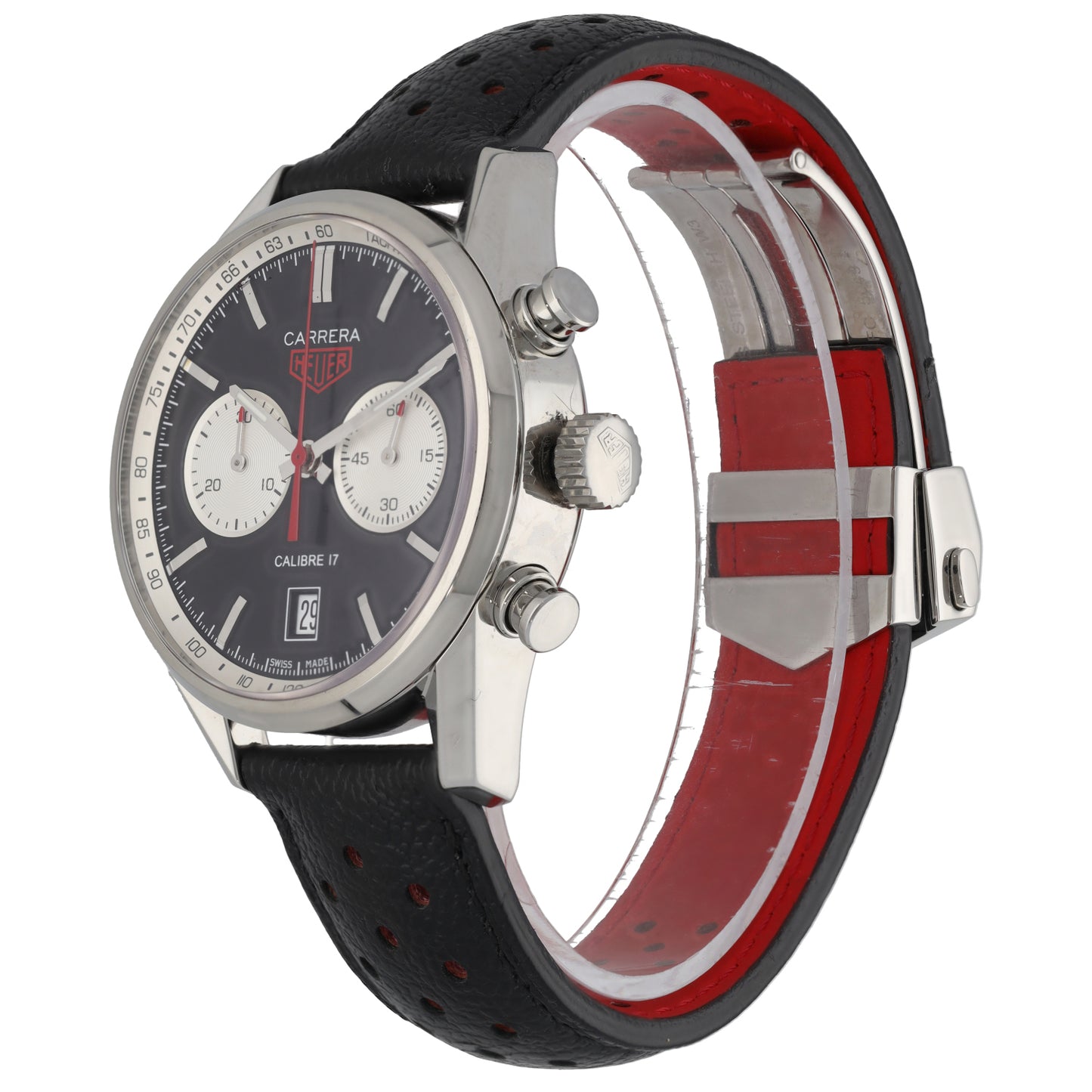 Tag Heuer Carrera CV211D 41mm Stainless Steel Watch
