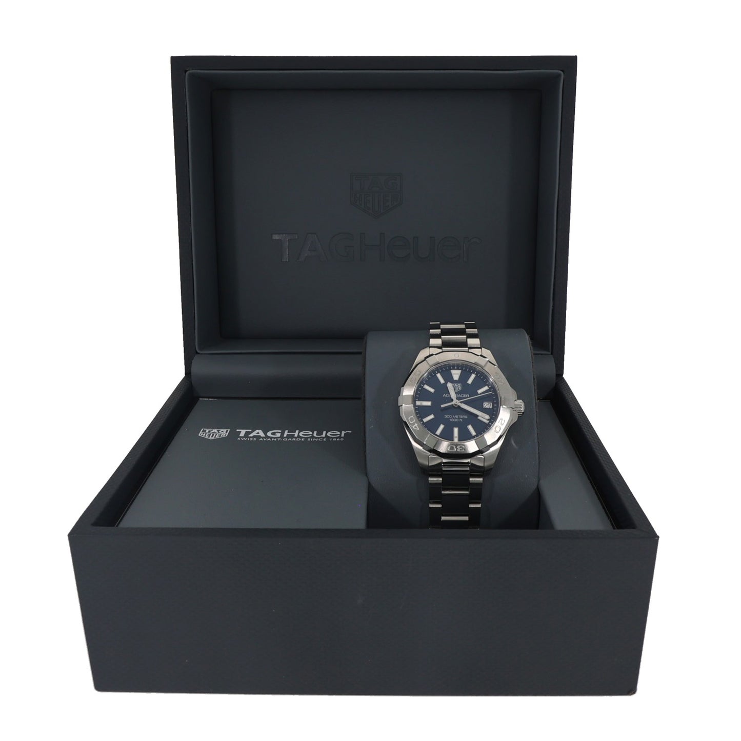 Tag Heuer Aquaracer WBD1312, blue dial, stainless Steel, front image