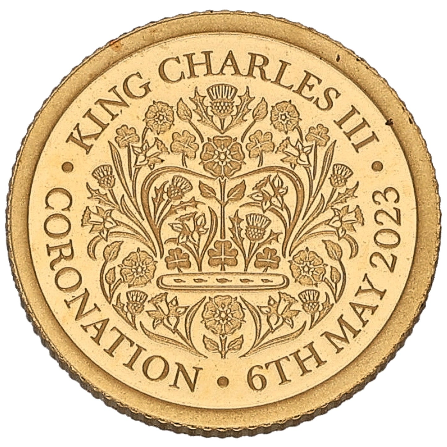 22ct Gold King Charles III Coronation Eighth Sovereign Coin 2023