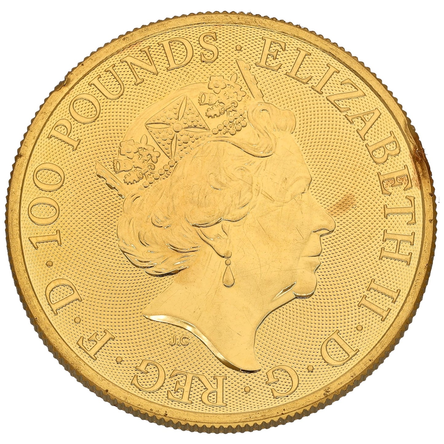 24ct Gold Yale Of Beaufort 1 OZ Coin 2023