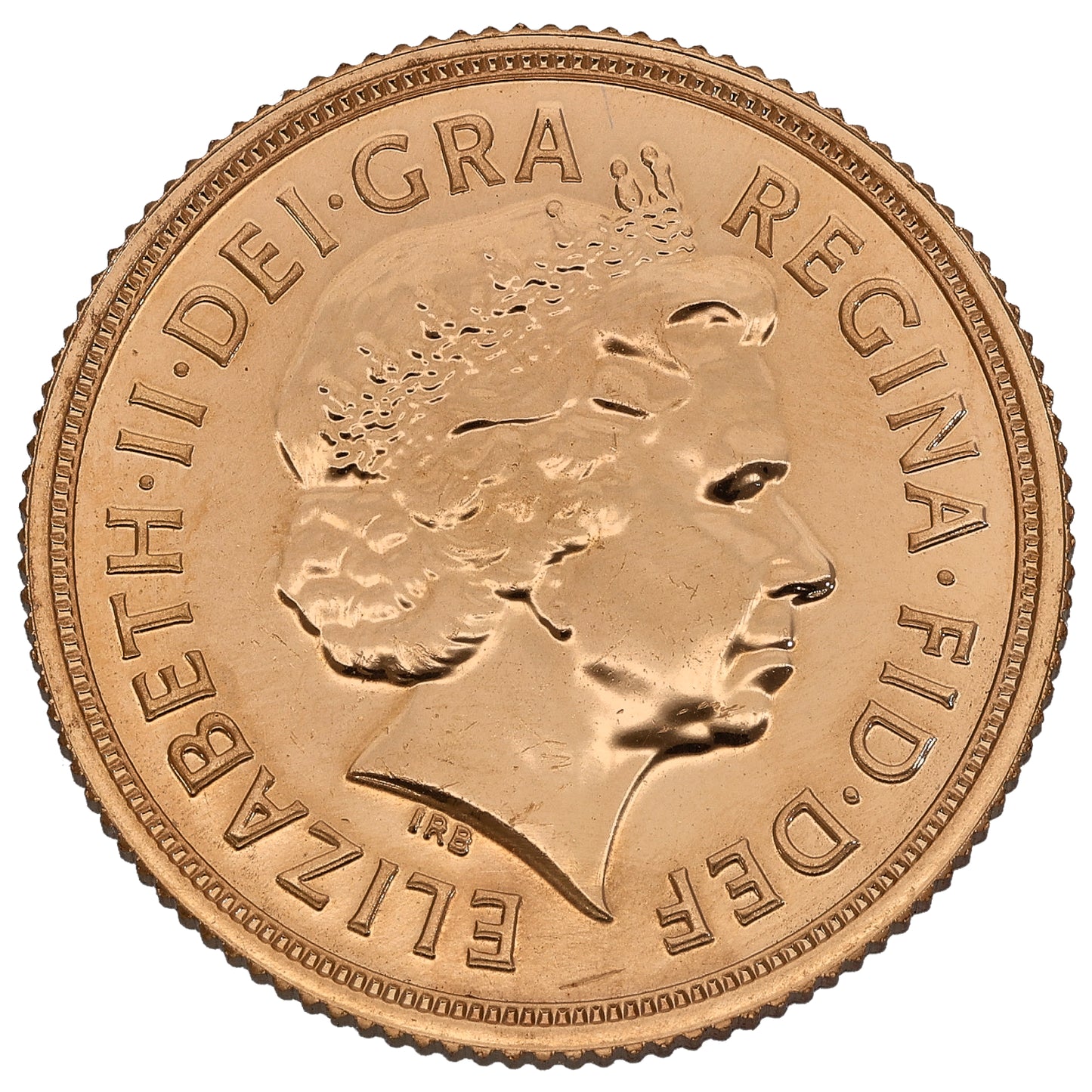 22ct Gold Queen Elizabeth II Full Sovereign Coin 2013