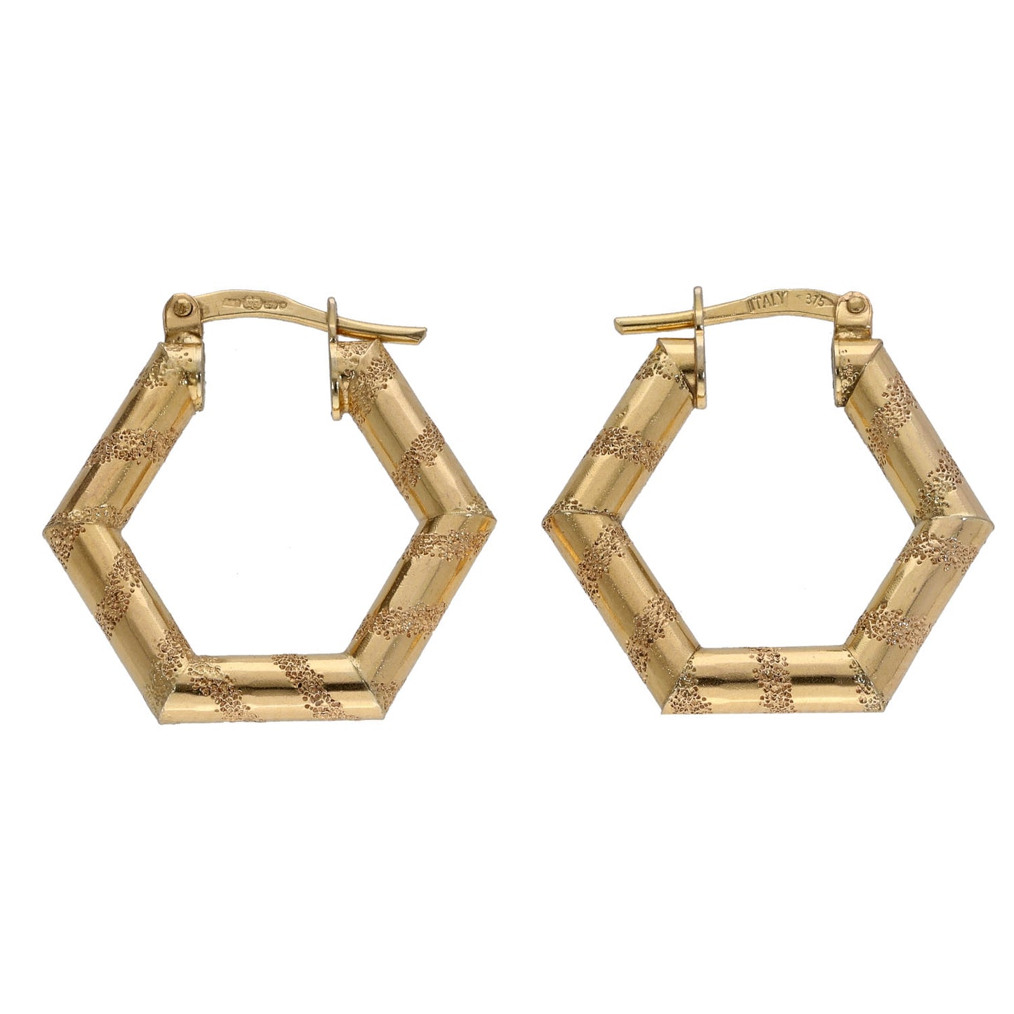 9ct Gold Creole Earrings
