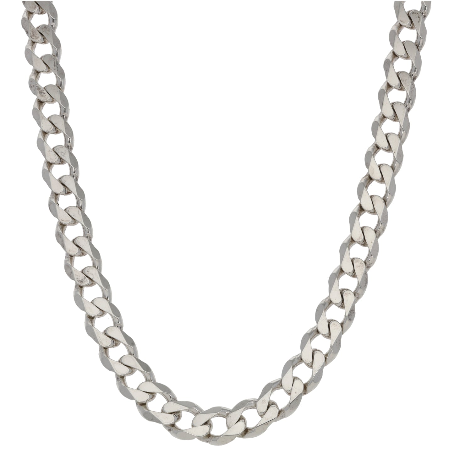 Silver Sterling Curb Chain 20"