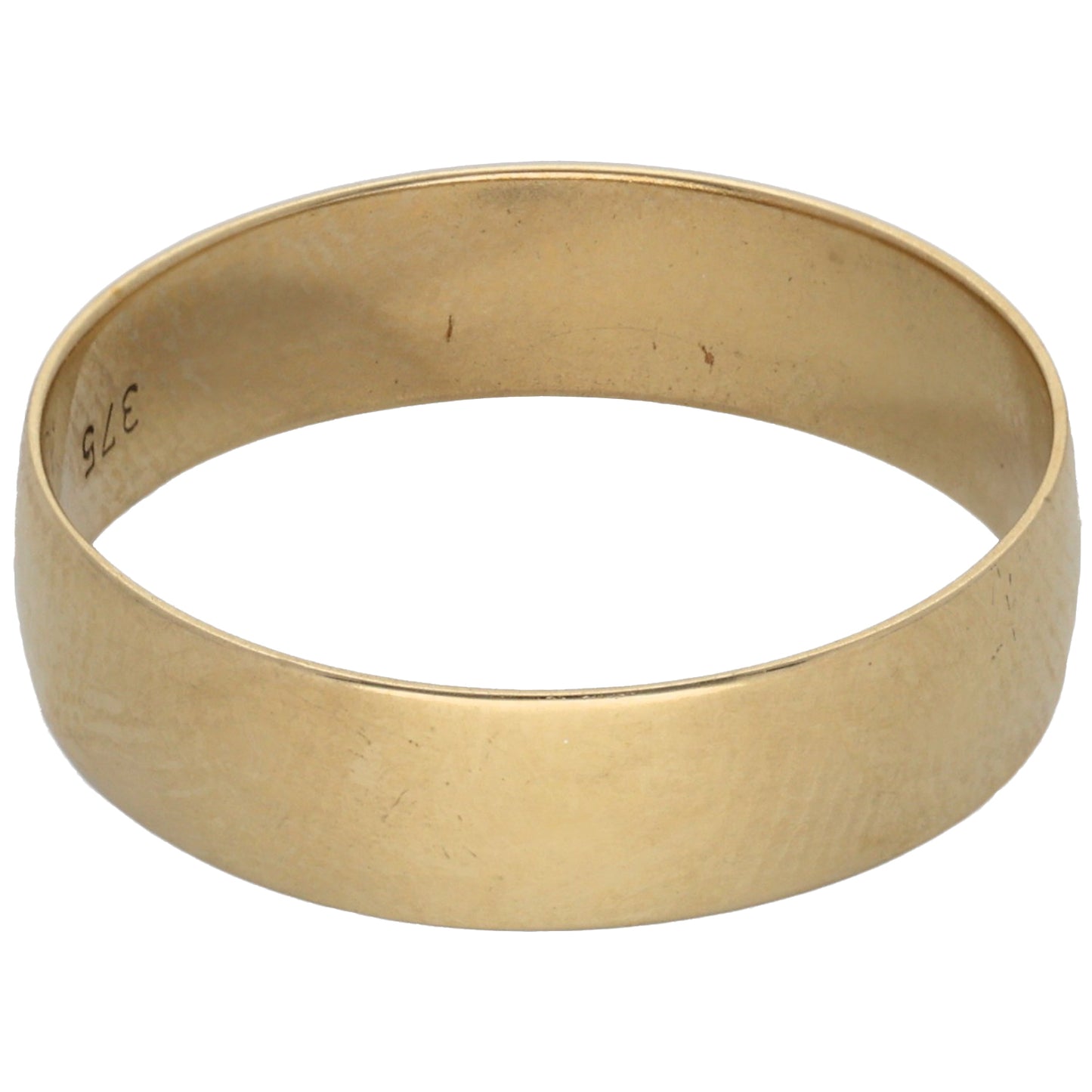9ct Gold Plain Wedding Ring Size T