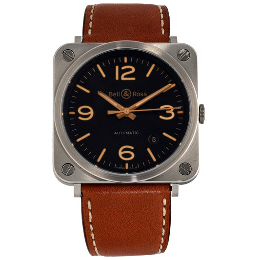 Bell & Ross BRS BRS-92-S 39mm Stainless Steel Watch