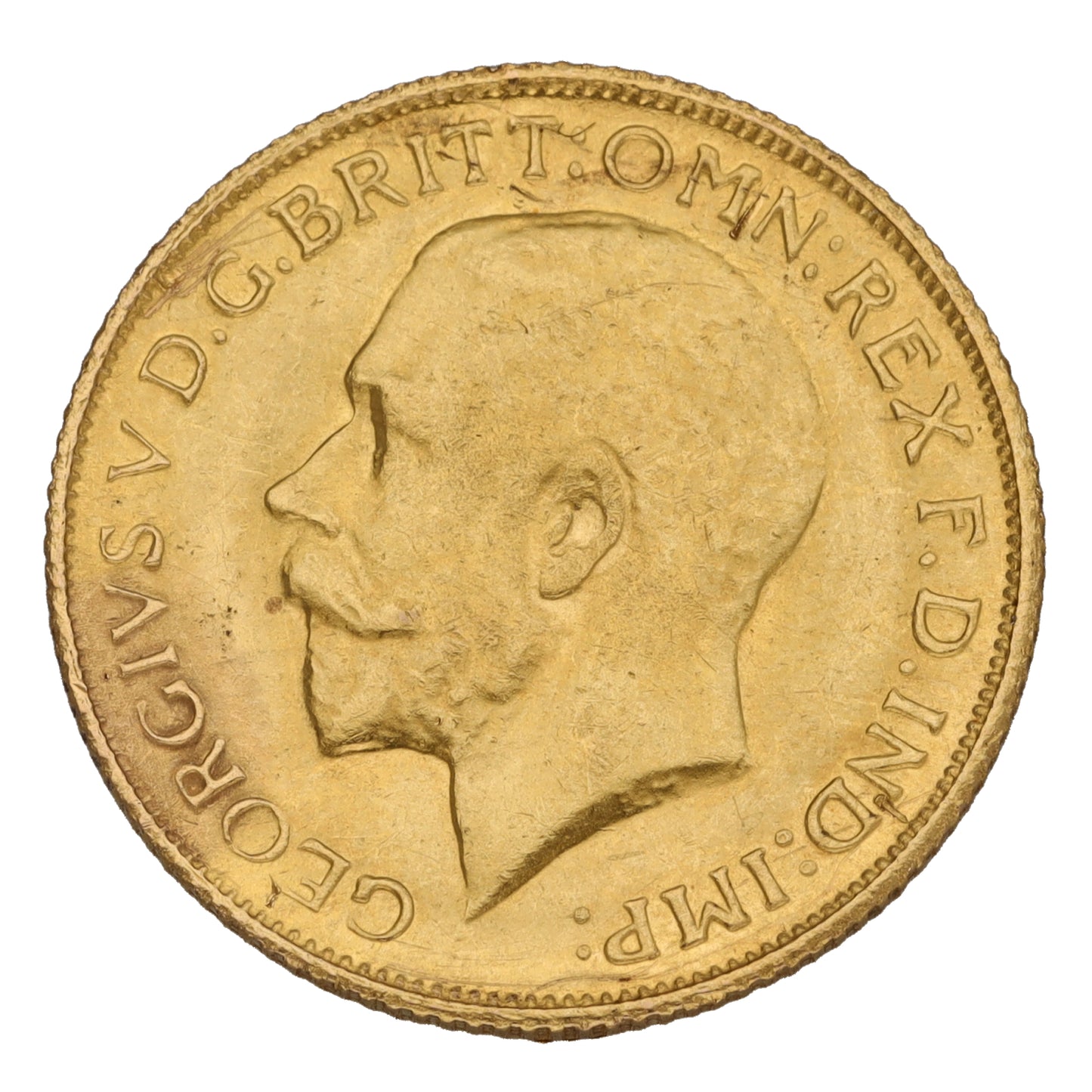 22ct Gold King George V Full Sovereign Coin 1911