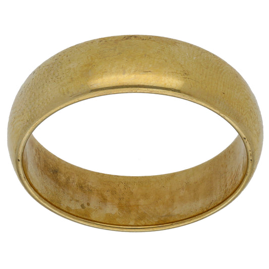 9ct Gold Plain Wedding Ring Size V