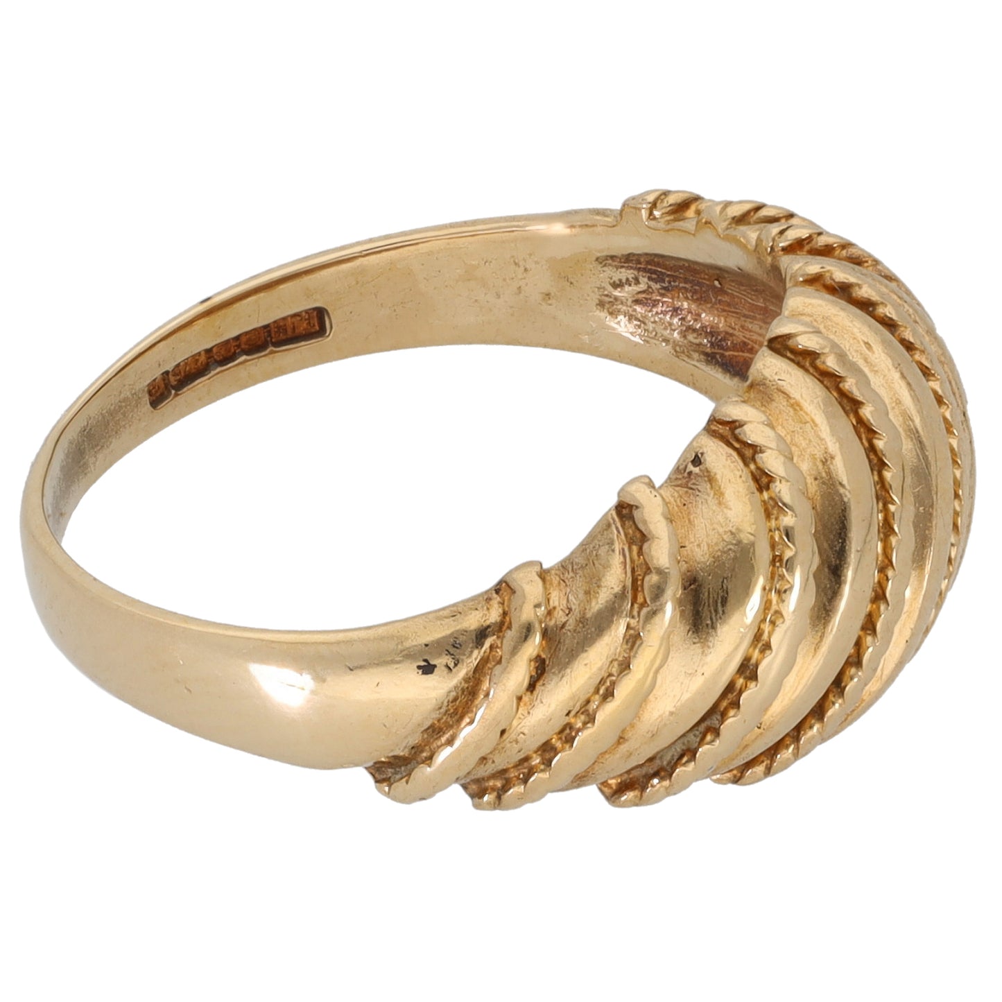 9ct Gold Alternative Ring Size O