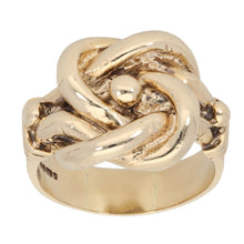 Load image into Gallery viewer, 9ct Gold Ladies Buckle Ring Size V
