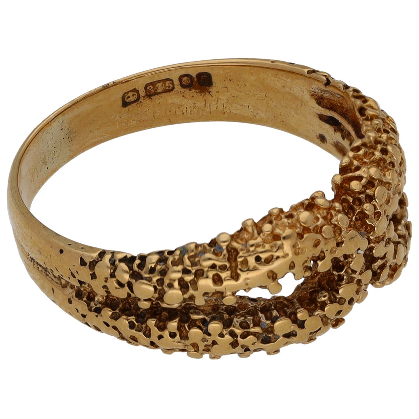 9ct Gold Alternative Ring Size P