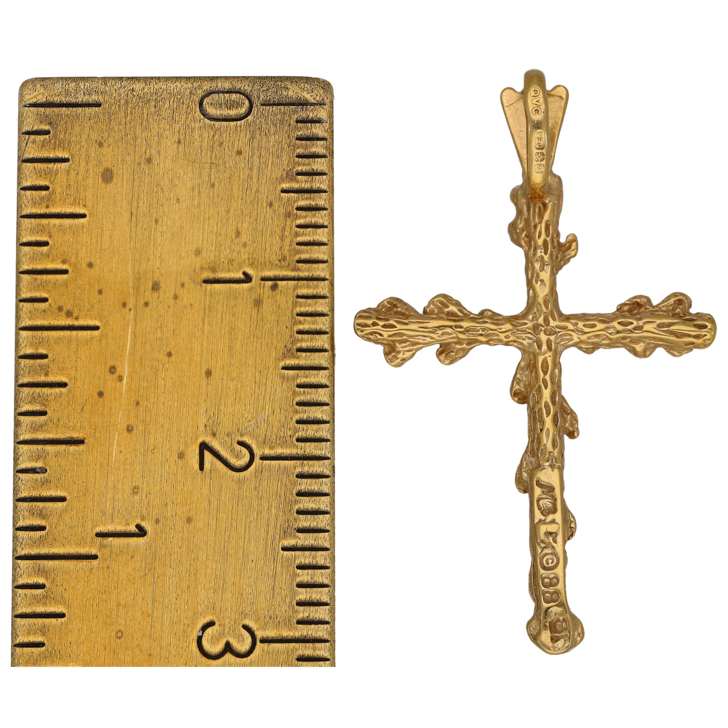 18ct Gold Cross Pendant