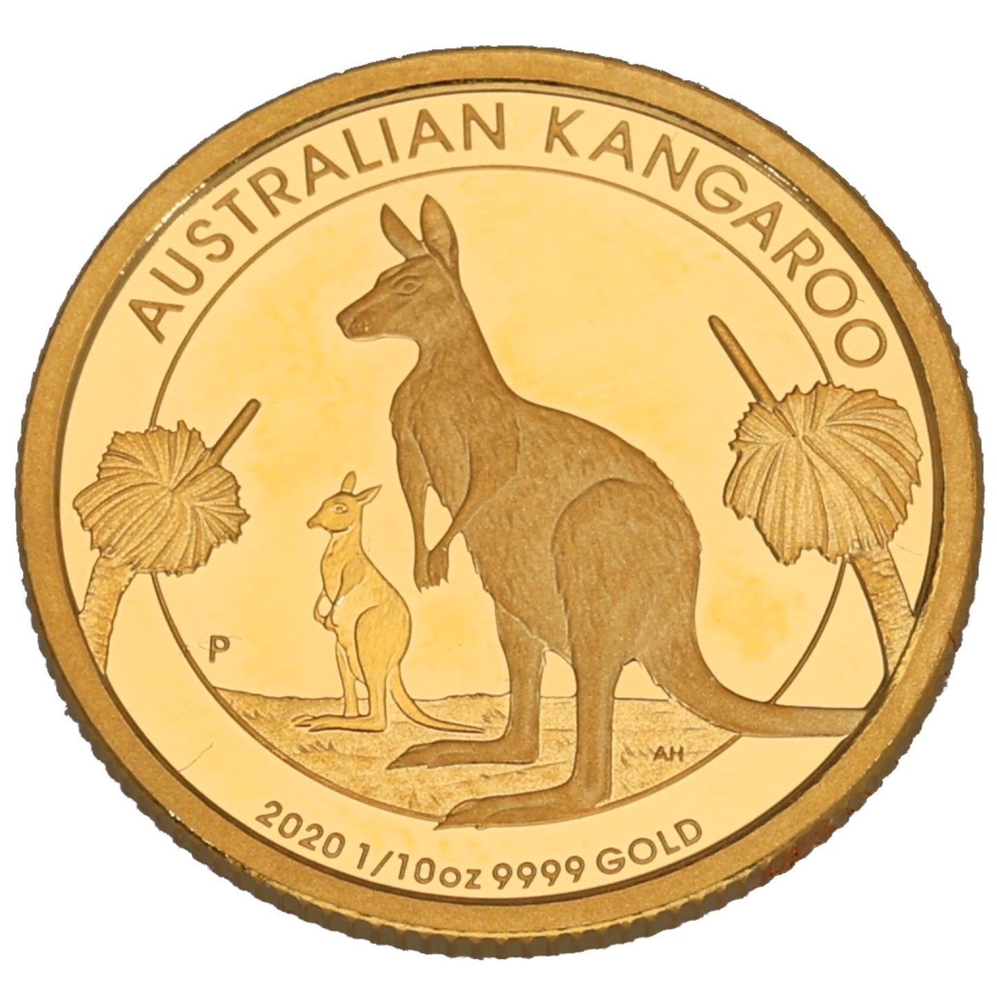 24ct Gold Australian Kangaroo 1/10 OZ Coin 2020