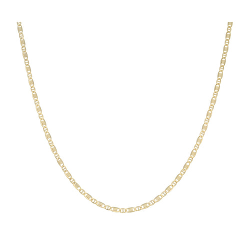 14ct Gold Fancy Link Necklace 18