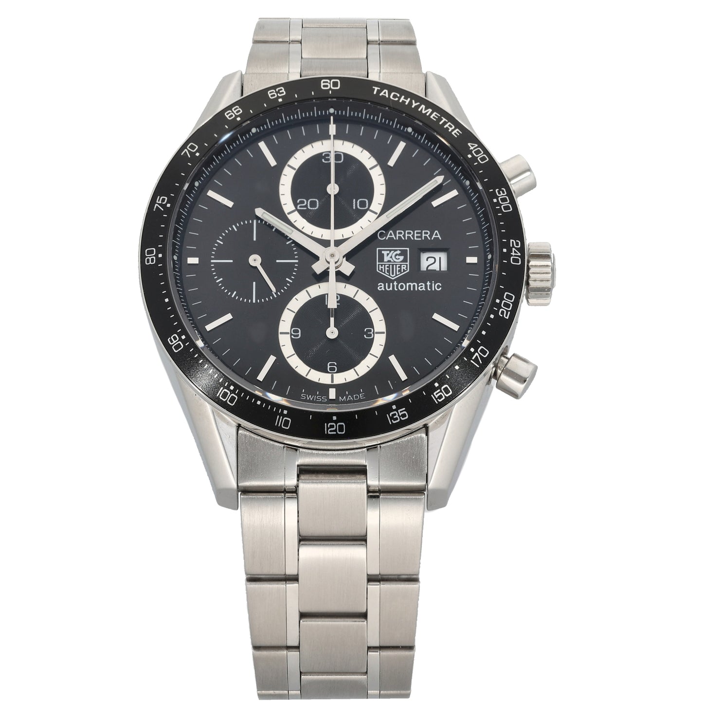 Tag Heuer Carrera CV2010 42mm Stainless Steel Watch