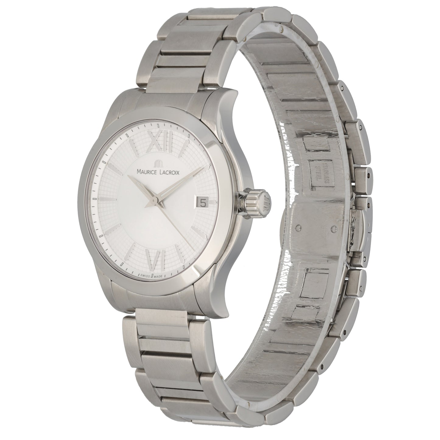 Maurice Lacroix Miros MI 1066 37mm Stainless Steel Watch
