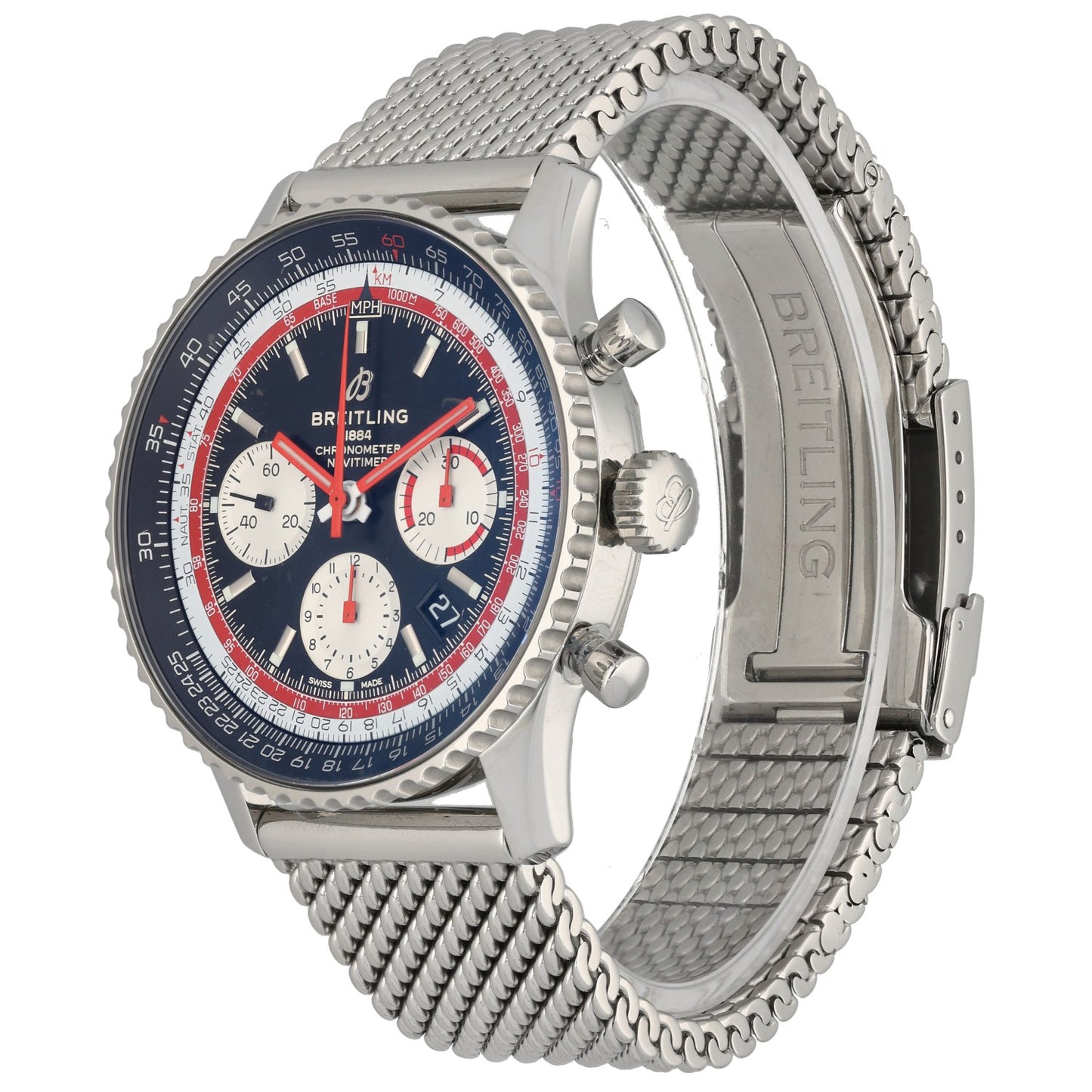 Breitling Navitimer B01 AB0121 43mm Stainless Steel Watch