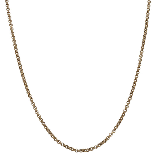 9ct Gold Belcher Chain 22"