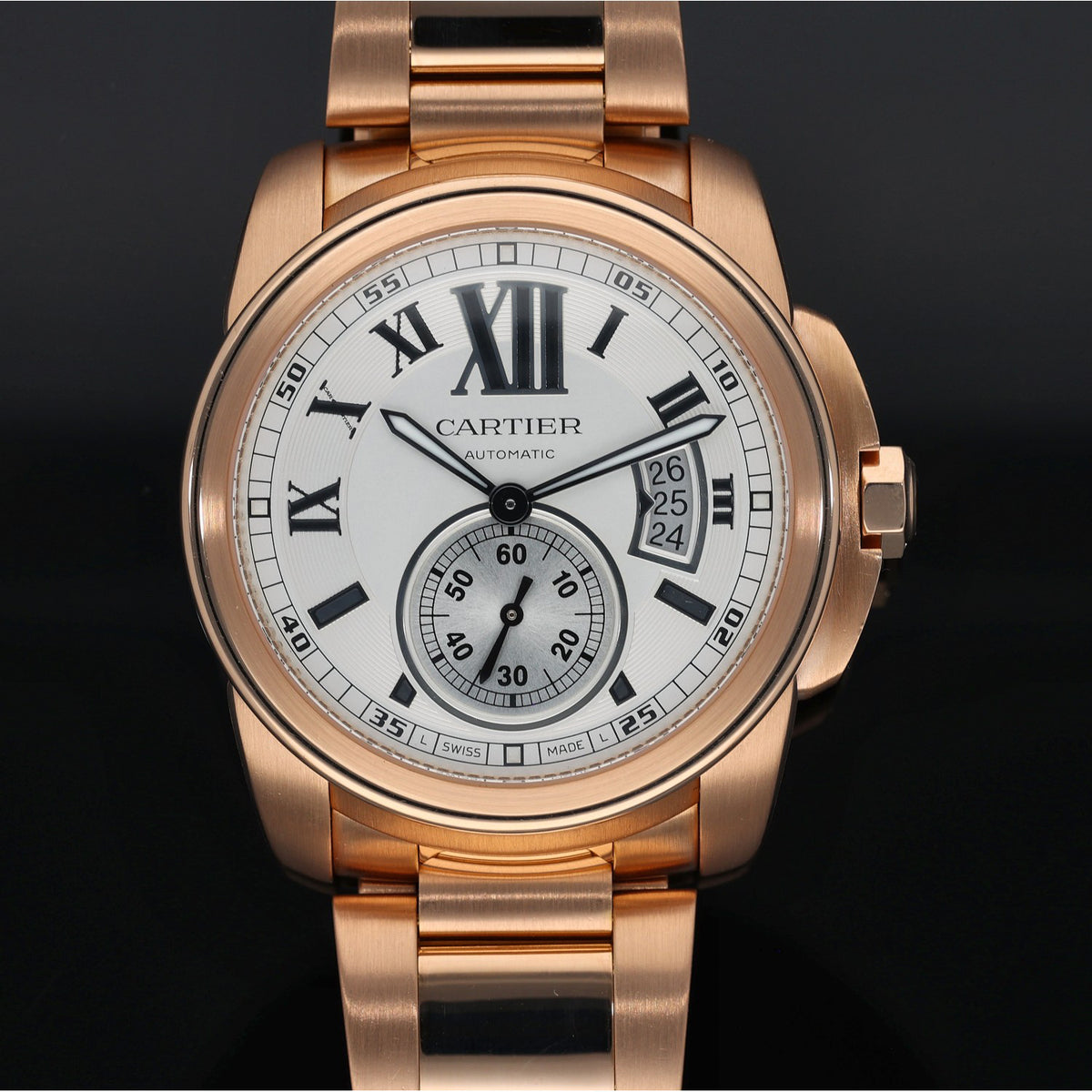 Cartier Calibre De Cartier 3300 42mm Rose Gold Watch