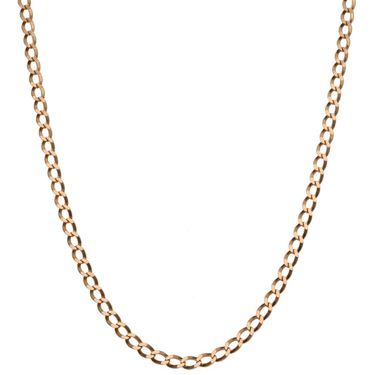 9ct Gold Curb Chain 20"