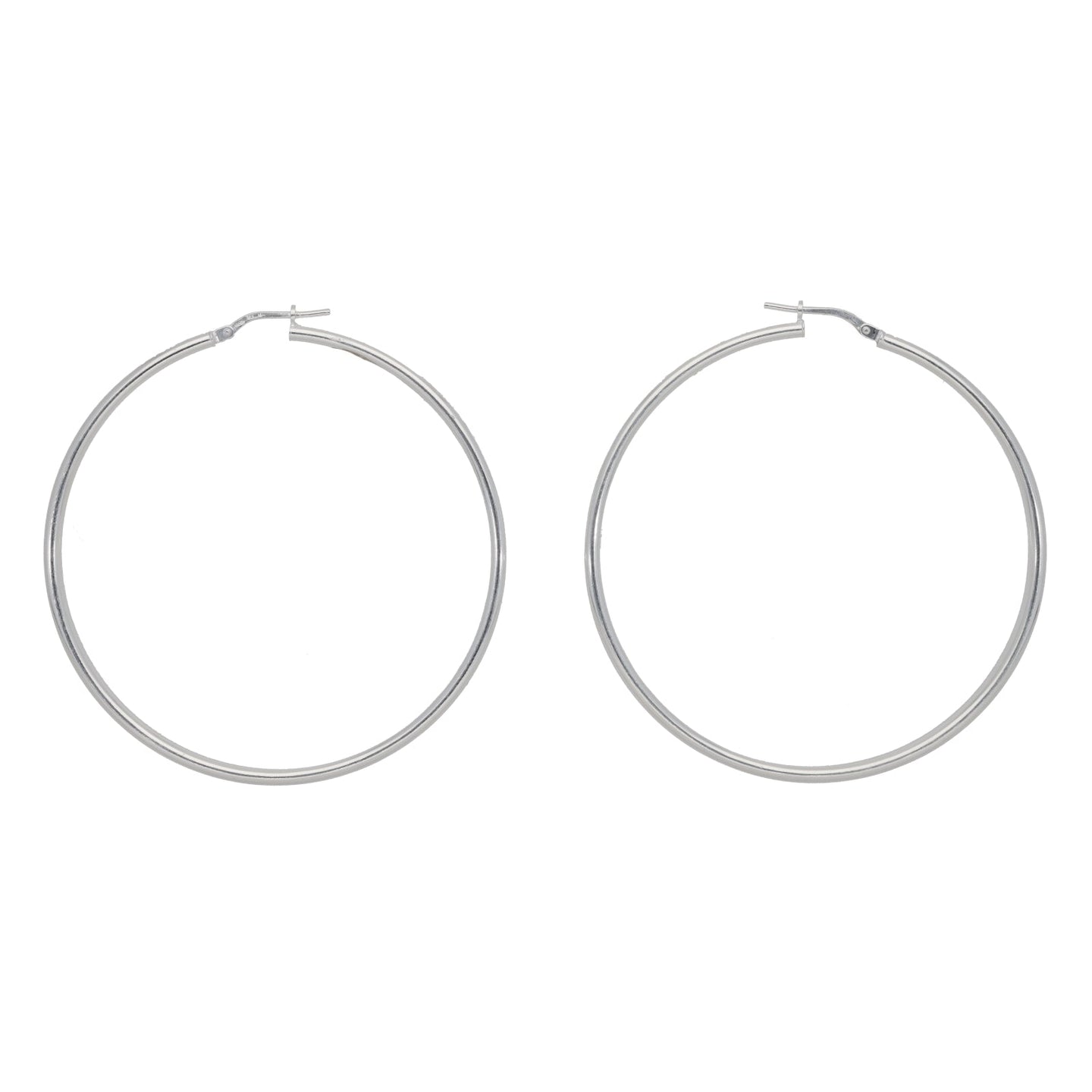Silver Sterling Hoop Earrings