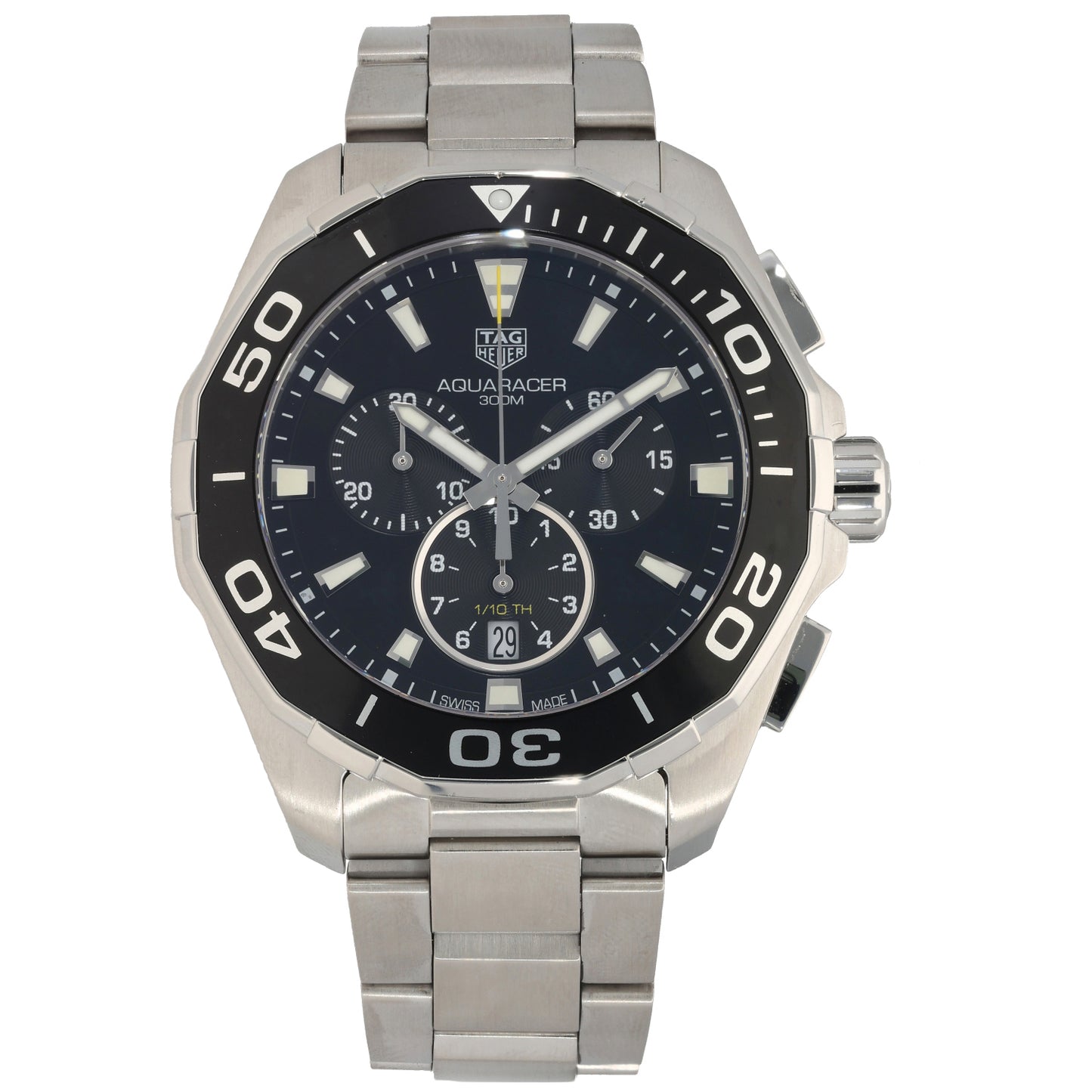 Tag Heuer Aquaracer CAY111A 43mm Stainless Steel Watch