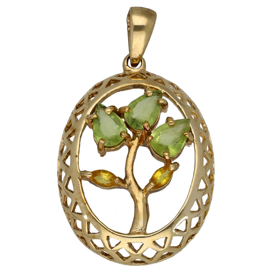 9ct Gold Sapphire Dress/Cocktail Pendant
